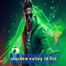 stardew valley id list